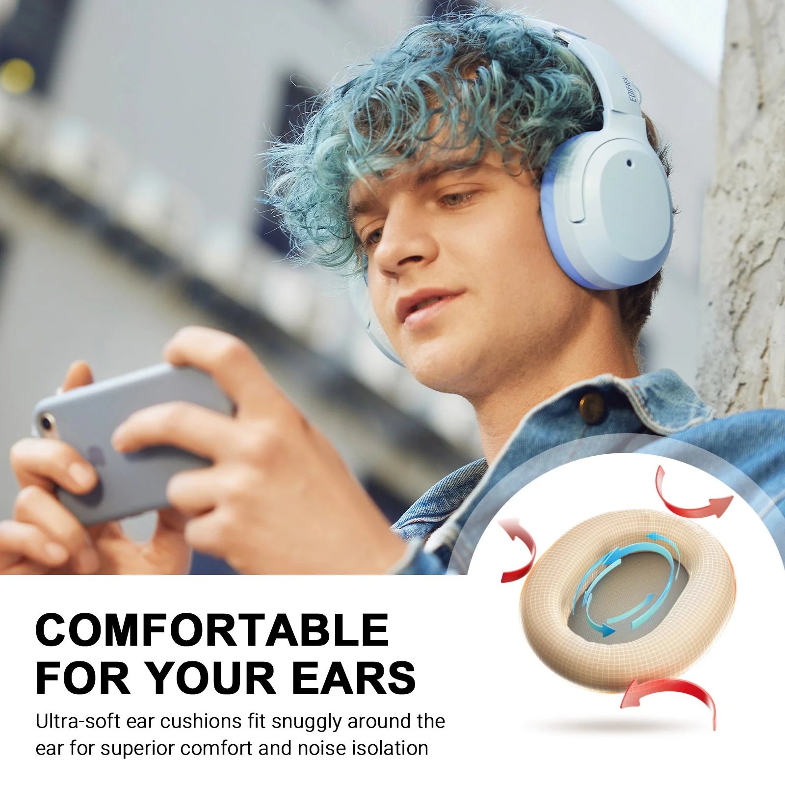W820NB Plus Wireless Noise Cancellation Over-Ear Headphones - Image 19